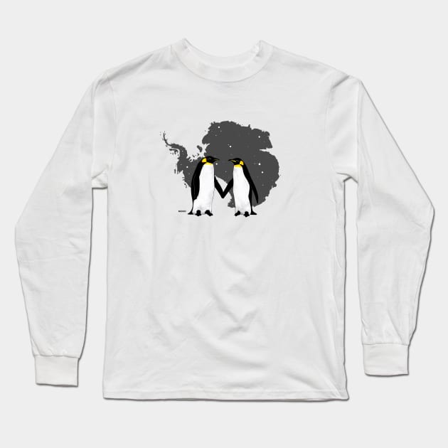 Antarctica Long Sleeve T-Shirt by MOKO